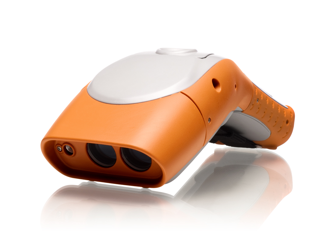 Orange handheld scanning device